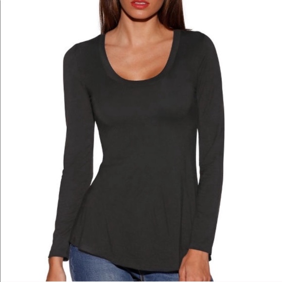 Boston Proper Tops - Boston Proper Long Sleeve Scoop Neck Tee 🍁
